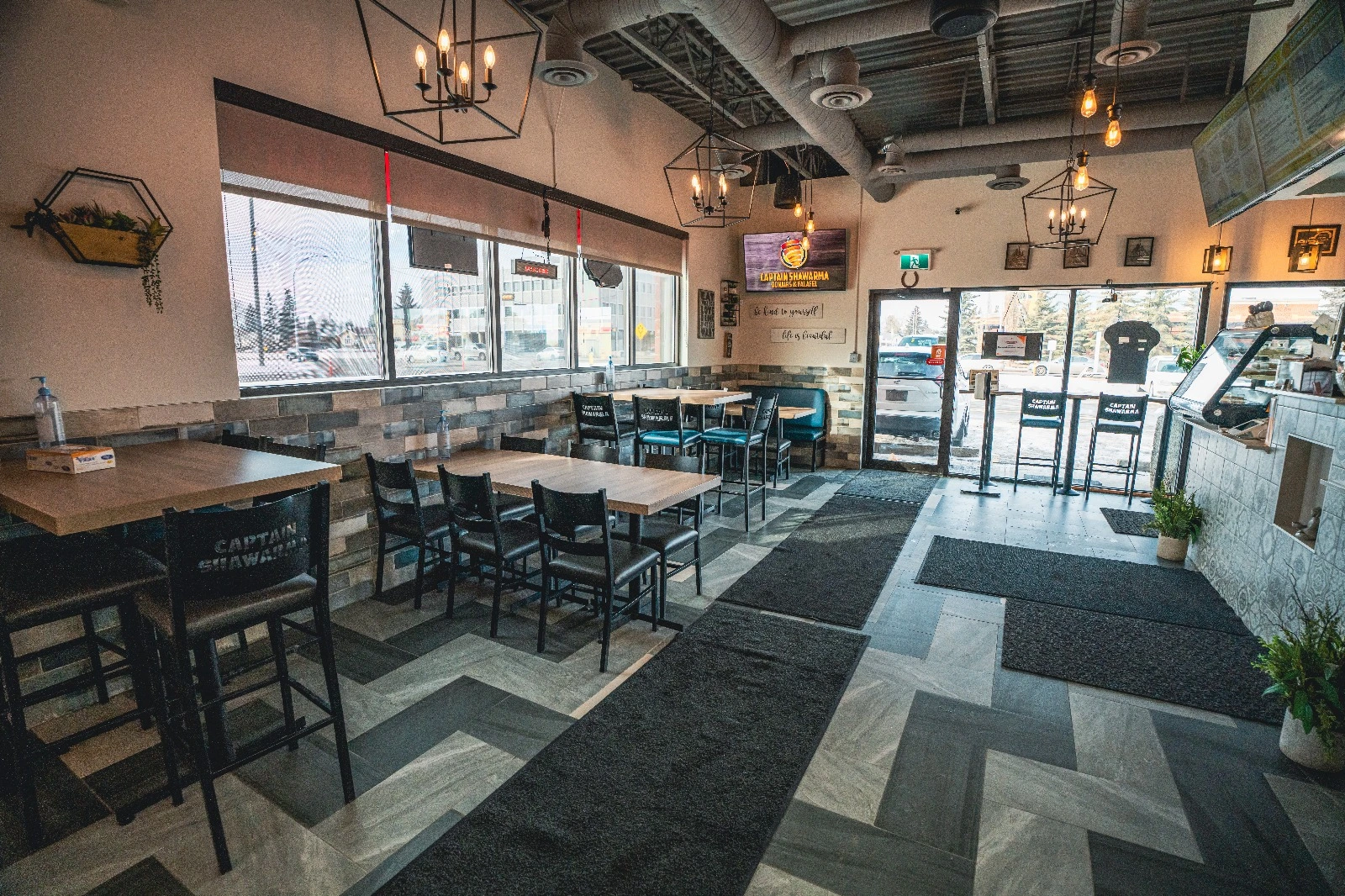 Experience authentic Middle Eastern cuisine at Captain Shawarma in Edmonton